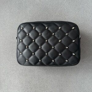 Rebecca Minkoff Elegant Black Quilted Crossbody Bag